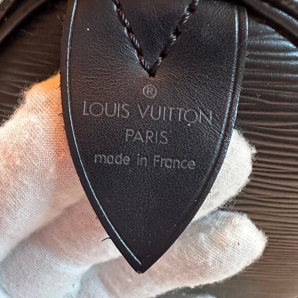 💎✨Authentic✨ Louis Vuitton Black Epi Leather Speedy 30 Satchel Bag - Picture 11 of 16